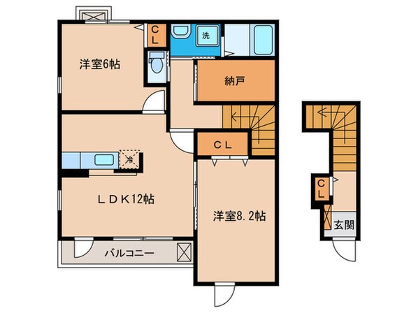 プリムロ－ズの物件間取画像